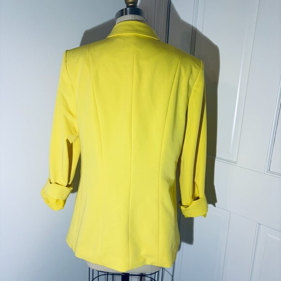 Worthington Canary Yellow Medium Lined Blazer - Picture 3 of 7